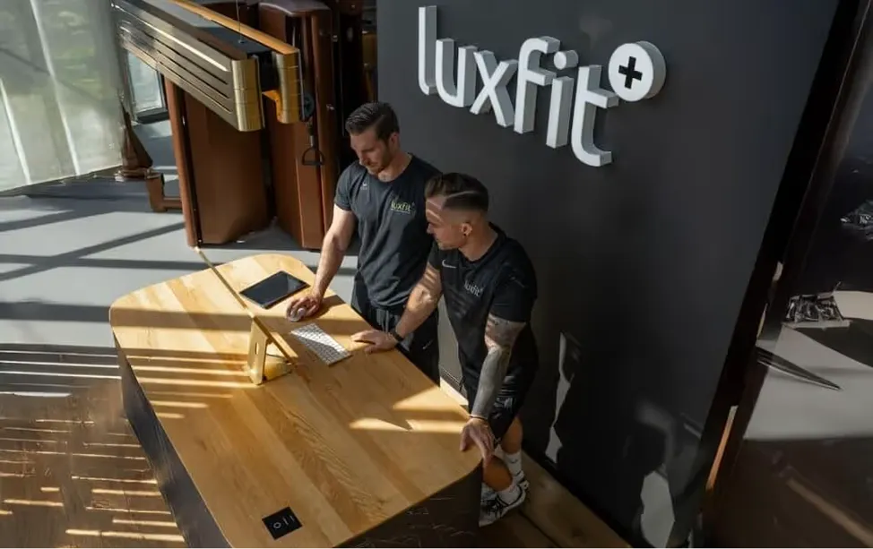 Luxfit website impression 3