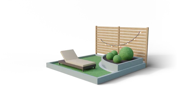 3D rendering of a steel beam on a crane hook