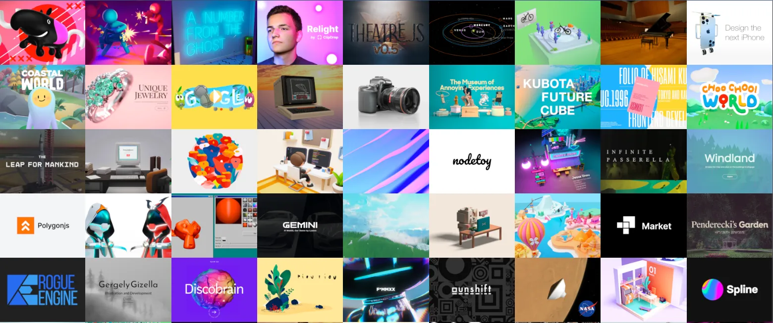 Die besten three.js 3D-Webprojekte, die begeistern und inspirieren